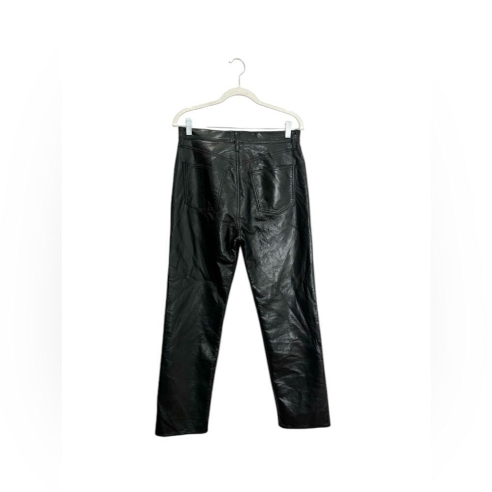 Agolde Black Straight Leg Pants - Picture 12 of 13